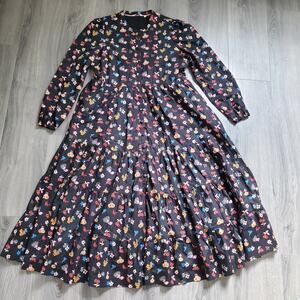 Boden Multicolor Floral Maxi Dress